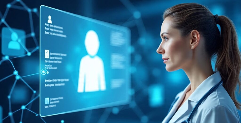 Blockchain का असली जादू 2025 क्रिप्टो से आगे 5 इंडस्ट्रीज़ जो कमा रही हैं रिकॉर्ड तोड़ मुनाफा 3 ब्लॉकचेन आधारित हेल्थकेयर सिस्टम में सुरक्षित मेडिकल रिकॉर्ड्स